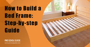 how to build a bed frame step by step