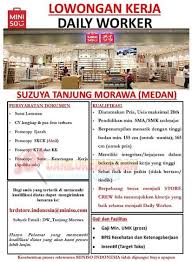 Kirim loker terbaru ke emailmu. Lowongan Indomaret Tanjung Morawa Lokerkarta Com
