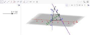 Vector Equation Of A Line 3d Geogebra