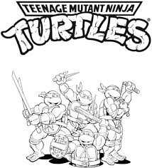 Teenage mutant ninja turtles coloring pages have become very popular thanks to the cartoon that boys love to watch so much. New Teenage Mutant Ninja Turtles Coloring Pages