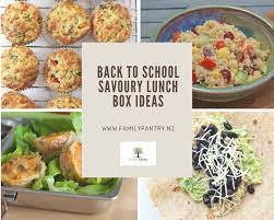 savoury lunch box ideas