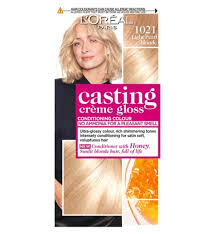 Halloween is the eve when most individuals need temporary means to get white hair. L Oreal Paris Casting Creme Gloss Semi Permanent Hair Dye Blonde Hair Dye 1021 Light Pearl Blonde Boots Ireland