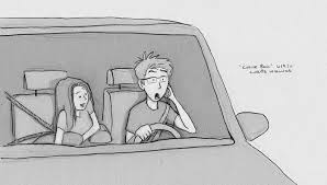 Image result for drawing of climbing into a car