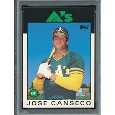 Check spelling or type a new query. Psa 9 Mint Graded Jose Canseco Rookie 1986 Topps Traded 20t Rc Tcg Mlb V Tphlc