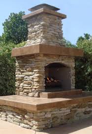 outdoor fireplace kits masonry