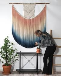 Large Macrame Wall Hanging From Size
