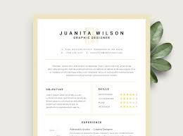 1 page clean resume template this is a professional resume template, perfect way to make the best impression. Clean Resume Template Psd
