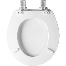 Close Front Toilet Seat In White