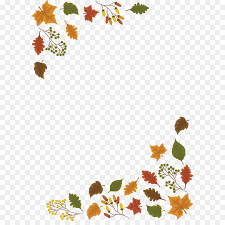 flower pattern autumn border png