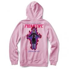 Shop dragon ball hoodie with fast delivery and free shipping on aliexpress now! Primitive X Dragonball Z Goku Black Rose Hoodie Pink