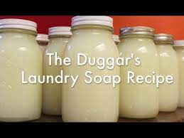 the duggar s laundry soap recipe how