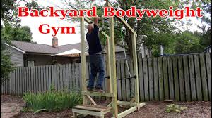 backyard calisthenics gym a guide