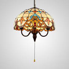 Bowl Shade Ceiling Light With Pull