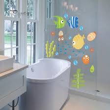 Home Decor Bathroom Cartoon Fish