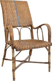 vintage garden armchair in wicker and