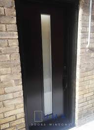 Privacy Glass Steel Entry Door