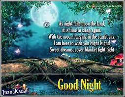 famous good night wishes greetings for