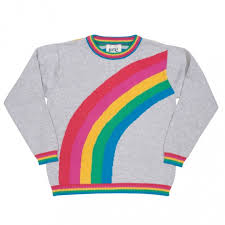 Pauli pullovern und hoodies für männer. Kite Kids Pullover Regenbogen Grau