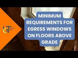 Egress Windows Above Grade Minimum