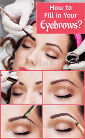 how to fill in your eyebrows to achieve