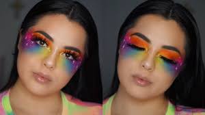 fantasy rainbow makeup tutorial