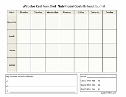 Food Journal 30 Beautiful Templates Template Archive