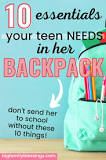 what-should-a-teenage-girl-bring-to-school