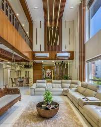 High Ceiling Living Room Decorating