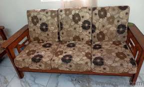 teak wood sofa set used home office