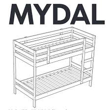 Dé su opinión de la ikea meldal sofá cama calificando el producto. Ikea Mydal Bunk Bed Replacement Parts Furnitureparts Com