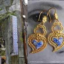 portuguese tiles in jewelry