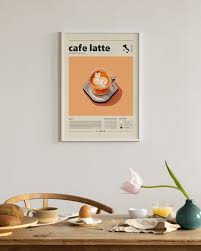 Cup Of Cafe Latte No2 Poster