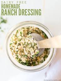 homemade ranch dressing dairy free