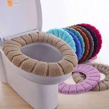 Multicolor Cotton Toilet Seat Cover