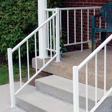 Protect all surfaces you don't want to paint with a drop cloth and/or protective plastic sheeting. Aluminum Porch And Deck Railing Fence Center Aluminum Porch Railing Step Railing Porch Railing