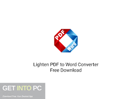 lighten pdf to word converter free
