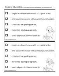 FREE My Editing Checklist     sheet  I used this with my  rd   th