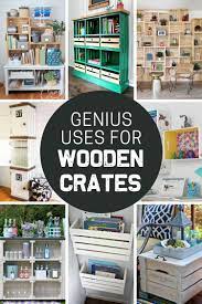 wooden crates creative storage solutions