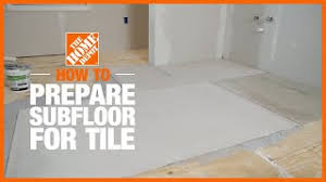 a suloor for tile installation