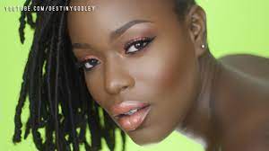 full face dark skin summer makeup you