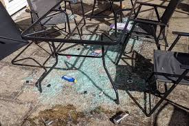 Patio Table Explodes Minutes Before