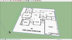 sketchup house 01 import floor plan