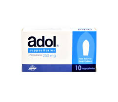 adol suppositories 250mg 10s al