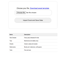 import excel file into mysql database