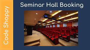 seminar hall booking system project