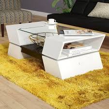 Coffee Table With Storage Multicolored
