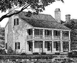 Southern House Plans Stacked Porches