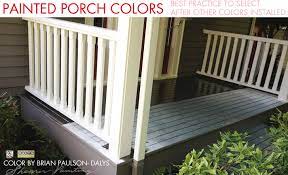 selecting porch paint colors