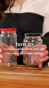 How To Remove A Label From A Jar