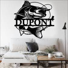 Fishing Decor Custom Metal Signs